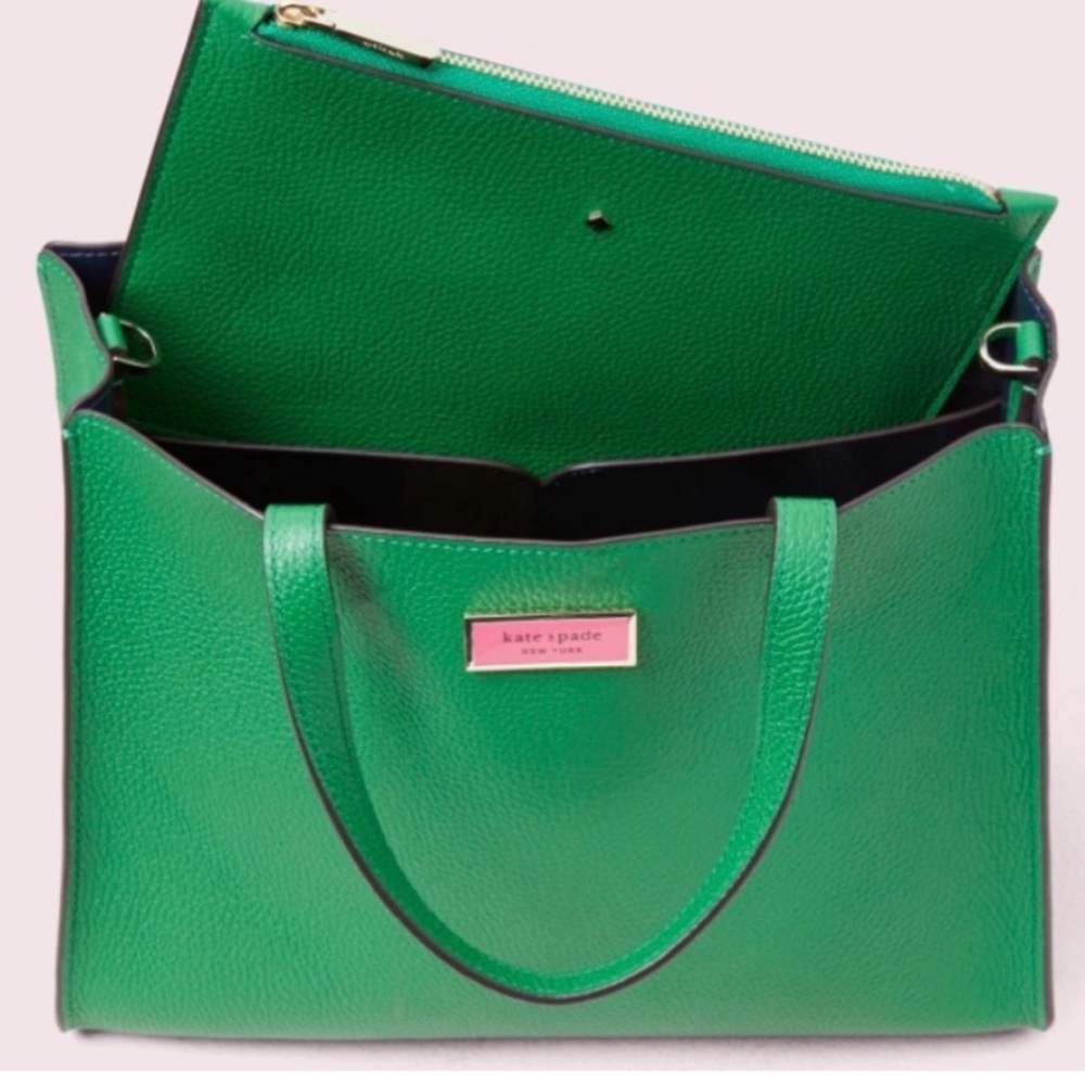 Authentic Kate Spade leather tote/Crosby/wristlet - Picture 10 of 10